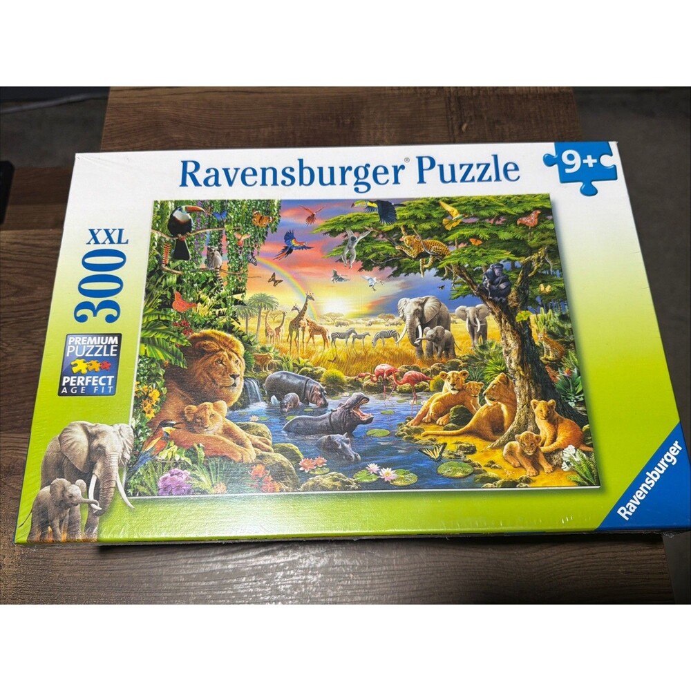 Ravensburger Evening at the Waterhole 300 XXL Piece Puzzle - Sealed
